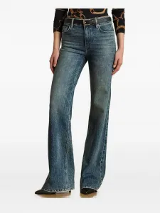 Джинсы-клеш с высокой талией Lauren Ralph Lauren, синий