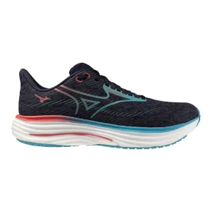 Беговые кроссовки WAVE RIDER 27 Mizuno, темно-серый/синий