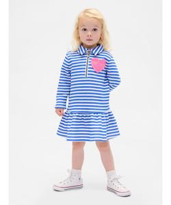 (K) Пуловер-платье с застежкой-молнией до середины груди (для малышей/младенцев)