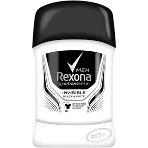 Мужской антиперспирант-карандаш, 50 мл Rexona Men invisible black+white
