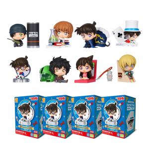 Conan, Mini Detective Collection Play Food Single Mystery Box/Full Box 8 Pcs Spiritual Creations
