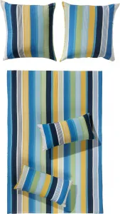 Постельное белье , синее, 1x 135x200 см + 1x 80x80 см Erwin Müller