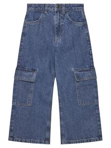 Джинсы с широкими штанинами 4DW2CE035 United Colors Of Benetton, синий