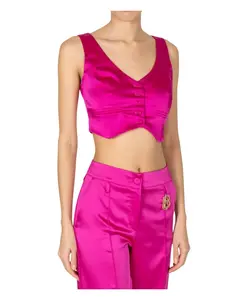 Укороченные жакеты-пиджаки цвета фуксии с пуговицами Babylon, розовый