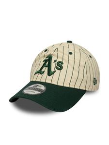 Спортивная кепка NEW ERA 9TWENTY Oakland Athletics Pinestripe, зеленый