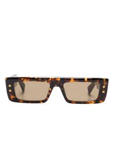 Balmain Eyewear солнцезащитные очки с логотипом, коричневый