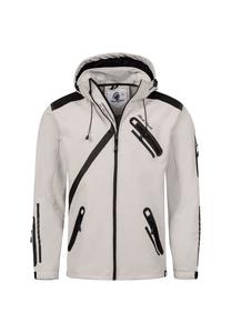 Куртка софтшелл, куртка стандартного кроя Rock Creek, светло-серый