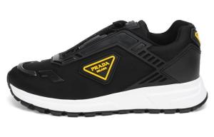 Кроссовки PRADA Prax 01 'Black Yellow', черный