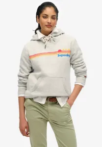 Худи с радужной полосой Superdry & Co, Glacier Grey Marl