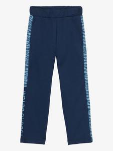 Спортивные брюки с логотипом Roberto Cavalli Junior, синий