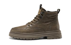 HLA Мартин Боутс мужские черные, хаки, цвет Khaki