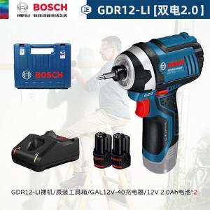 Дрель-шуруповерт Bosch GDR12V-Li + два аккумулятора 12V, зарядное устройство