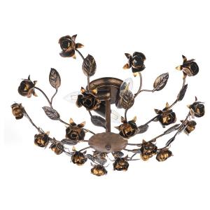 Потолочный светильник ONLI Carolina, железо - 3-световое - бронза