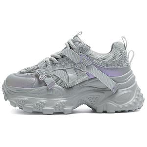 Женские кроссовки с низким верхом и массивной подошвой, устойчивые к истиранию и скольжению JOSINY, Purple