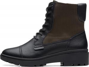 Женские ботинки Oxford Clarks Calla Charm, Black Combi Leather