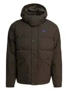 Пуховик с капюшоном Patagonia, коричневый