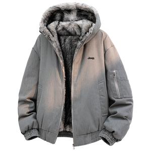 Пуховик Unisex с капюшоном Moderate Parka Jeep, серый