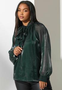 Блуза Yours Clothing Blouse, Dark Green