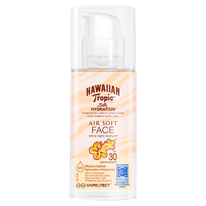 Увлажняющий солнцезащитный лосьон для лица spf30, 50 мл Hawaiian Tropic Silk hydration