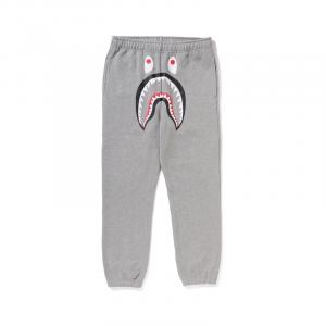 Штаны Shark motif Track A BATHING APE, серый