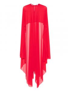 Полупрозрачная накидка Atu Body Couture, красный