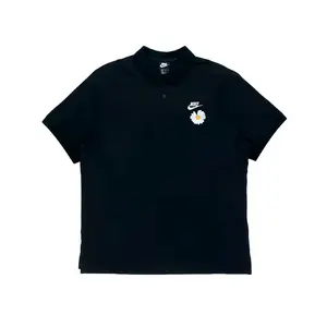 Nike Унисекс поло черное