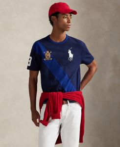 Мужская классическая футболка, посвященная 20-летию бренда Polo Ralph Lauren, Cruise Navy