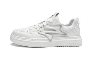 Низкие скейтерские кроссовки HLA, черно-белые