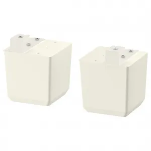 Ножка, кремово-белая, 8 см, FÖRBÄTTRA IKEA