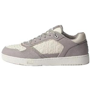 DIOR B27 Uptown Кожаные низкие кроссовки для скейтбординга мужские Gray
