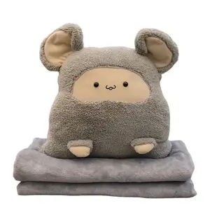 Плюшевая кукла с большими ушами высотой 100 см Abay, серый хаки