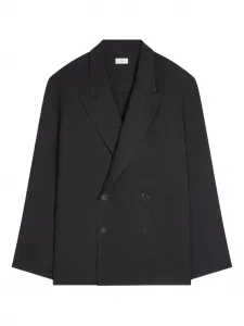 Двубортный пиджак DRIES VAN NOTEN, черный