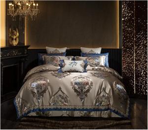 YUSIWOAL Комплект постельного белья цветочный дамаск жаккардовое переплетение хлопковый стеганый