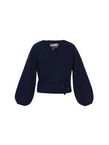 DreiMaster Женский кардиган темно-синего цвета
