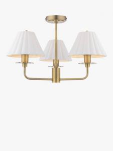 Mixbury 3-рожковая полувстраиваемая потолочная лампа Laura Ashley, Metallic Bronze