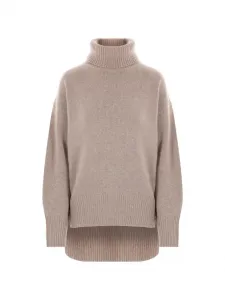 Шерстяной свитер с высоким воротником Arch4, бежевый