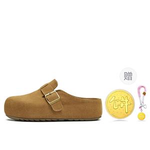 Женские сандалии с закрытым носком, устойчивые к истиранию, с резиновой подошвой Teenmix, Camel