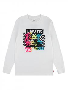 Рубашка с длинным рукавом Levi's Kids, белый