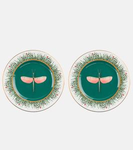 Набор из 2 фарфоровых тарелок Libellula La DoubleJ, Libellula