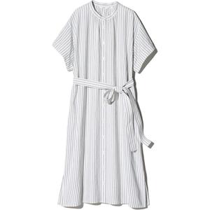 UNIQLO Женские платья с коротким рукавом ivory