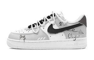 Мужские кроссовки для скейтбординга Nike Air Force 1, Gray