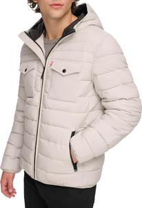 Водонепроницаемая куртка-пуховик Levi's Performance Stretch с капюшоном, Ice