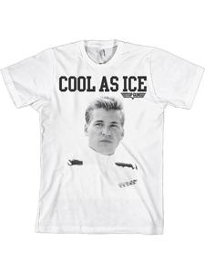 Футболка Cool As Ice Big Tall T-Shirt белого цвета TOP GUN
