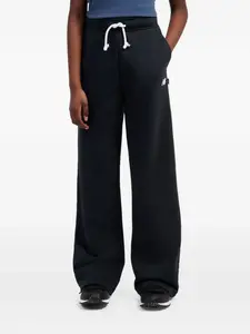Повседневные брюки с логотипом и кулиской New Balance Kids, черный
