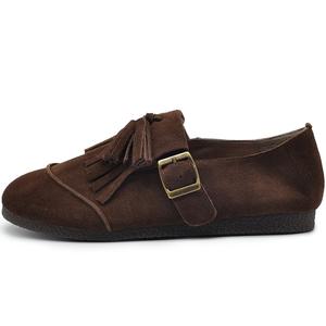 Повседневные однобортные туфли женские ARTMU, 999-803 Coffee