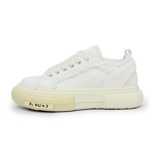 PLAY COBBLER Мужские белые низкие кеды с противоскользящей подошвой, устойчивые к истиранию и дышащие, цвет White