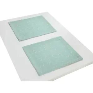 Платцсет Scribble из органического хлопка, Сделано в Германии Adam, Natur/hellblau