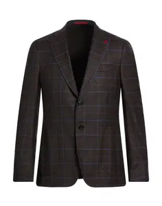 Блейзер Isaia, темно-коричневый