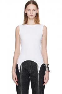 Майка «Подвязка» Jean Paul Gaultier, белый