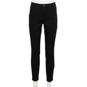 Женские джинсы скинни LC Lauren Conrad с высокой посадкой и пятью карманами, цвет Black Rinse